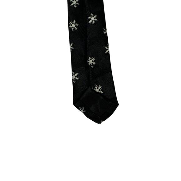 Looney Tunes Mania Christmas Tree Snowflakes Bugs Bunny Tweety Taz Necktie 1996 - Picture 7 of 7